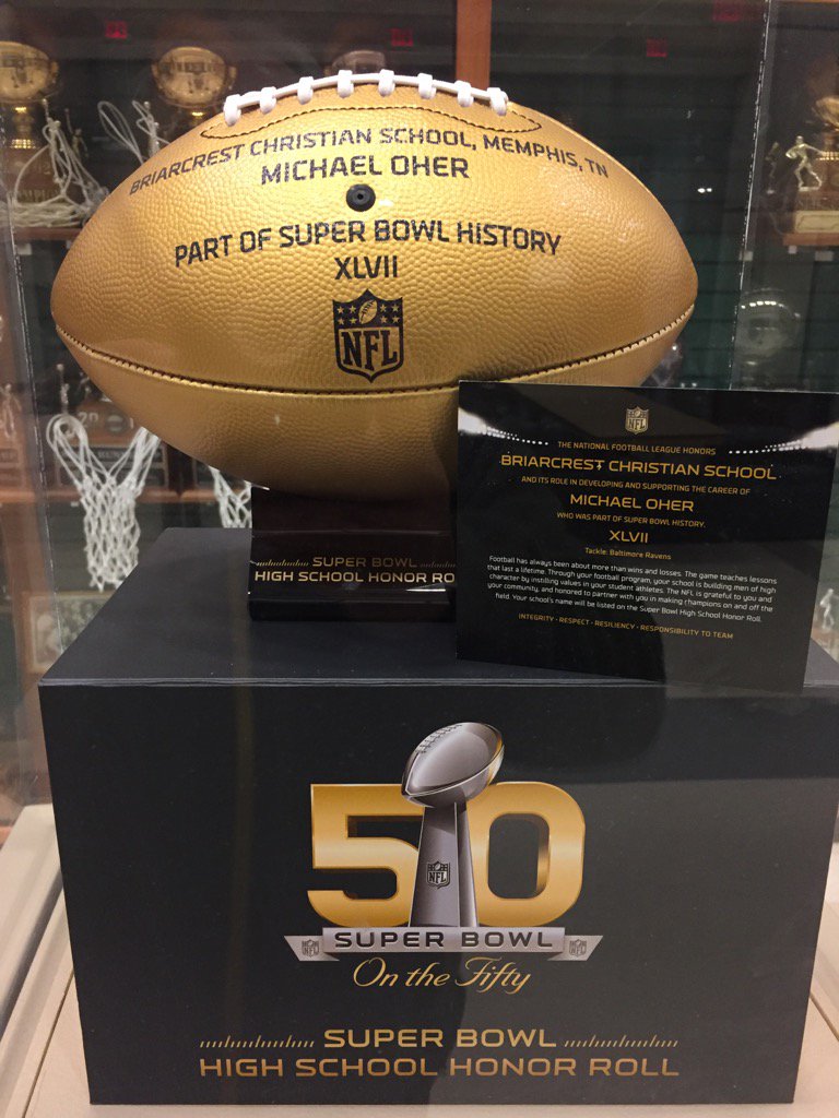 scotteric7's tweet image. #briarcrest Christian school Memphis TN #SuperBowl50     Pretty cool! @BlSmith_23 @baileyboosmith @SYLVSTR34