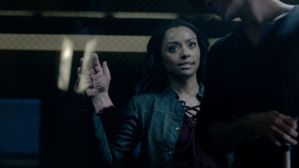 cwtvd's tweet photo. Bonnie will do whatever it takes. Caption this photo! #TVD https://t.co/o15aXwhlW4