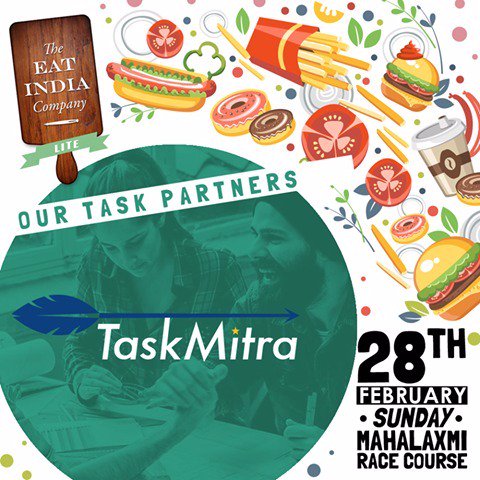 TaskMitra's tweet image. Proud to Partner with @EatIndiaCo &amp;amp; @rwitcmumbai for the most awesome event in town! #teiclite #TaskMitra
