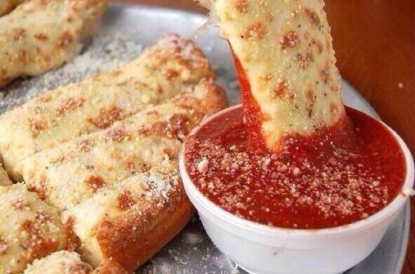 Cheesy Bread &amp; Marinara.