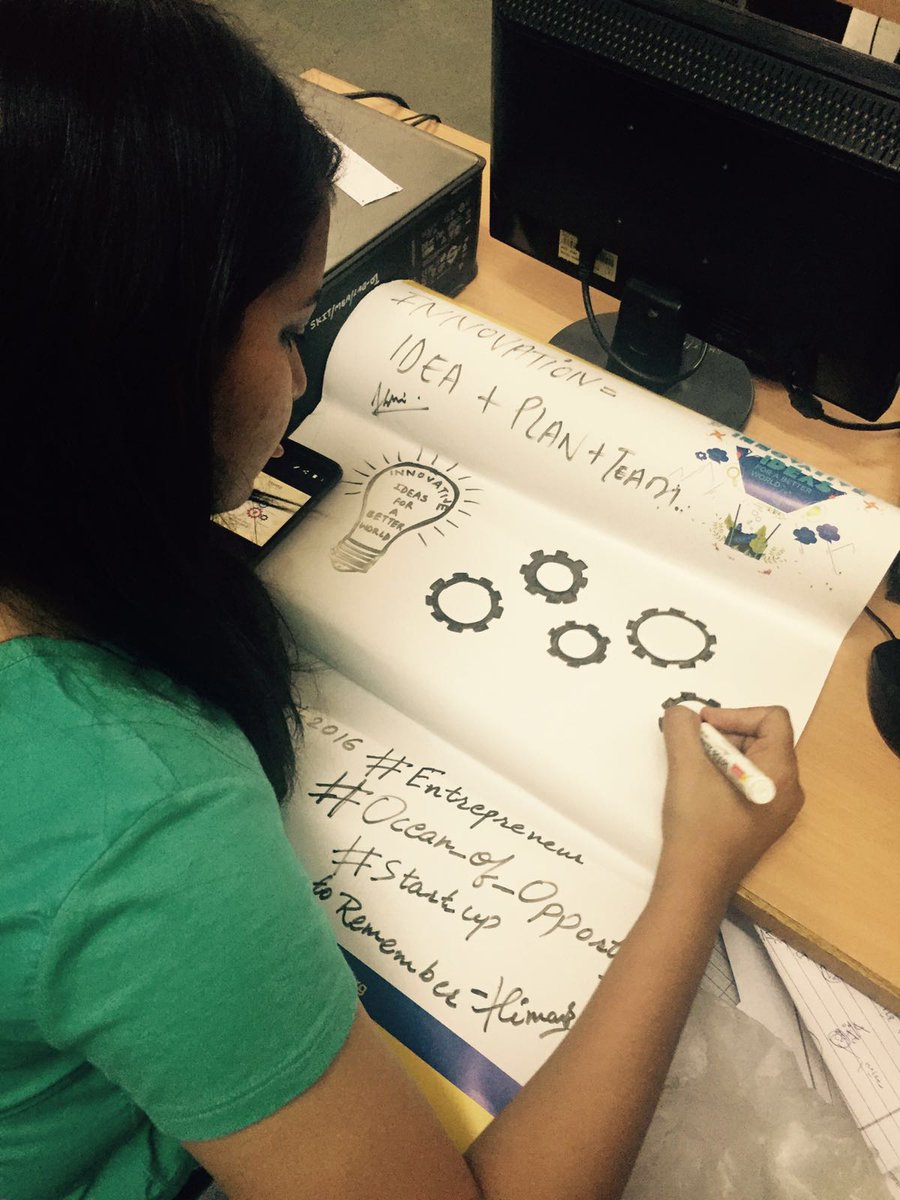 topazskit's tweet photo. INNOVATIVE IDEAS FOR A BETTER WORLD #TEAMTOPAZ #EWEEK2016 @nenindia @WadhwaniF @maneeshakaushik https://t.co/psbNHn3OnU