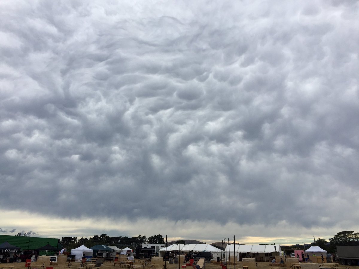 Let's try that again. Crazy clouds over <a href="/GW_Brewday/">GW Brewday</a> in Martinborough. #rpt