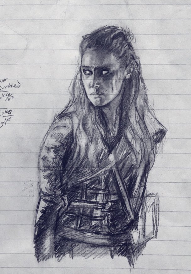 carmilla_movie's tweet photo. #The100 Art😊 #Clexa #The100Season3 #WeAreGrounders #ClexaAnniversary #Lexa #CityofLight #Lexa2016 #LetLexaLive #Heda https://t.co/TaI6Bmni58