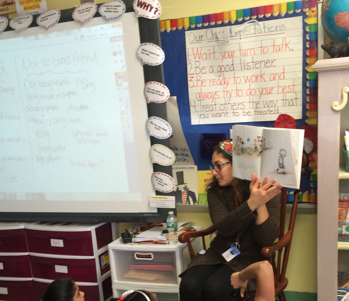 Lucky us! <a href="/MrsCarde/">Lia Carde</a> visited us today to teach us about friendship and inclusion!