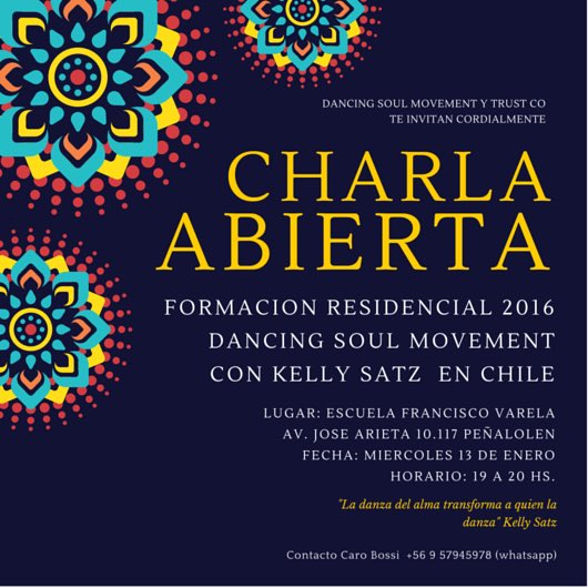 DancingSM_chile's tweet photo. #actualocalpiensaglobal #formaciondancingsoulmovent #chile @KellySatz presenta @Co1Trust https://t.co/Yb8U0kKLs3