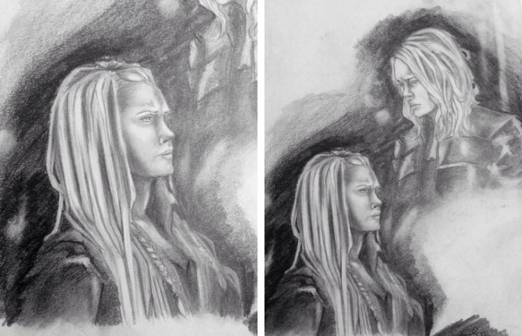 carmilla_movie's tweet photo. #The100 Art😊 #Clexa #The100Season3 #WeAreGrounders #ClexaAnniversary #Lexa #CityofLight #Lexa2016 #LetLexaLive #Heda https://t.co/6664SwRs5a
