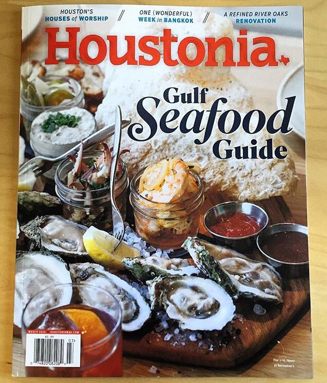 A huge thank you to <a href="/HoustoniaMag/">Houstonia</a> for featuring us on their cover with a beautiful shot of our I-10 Platter! 🎉
