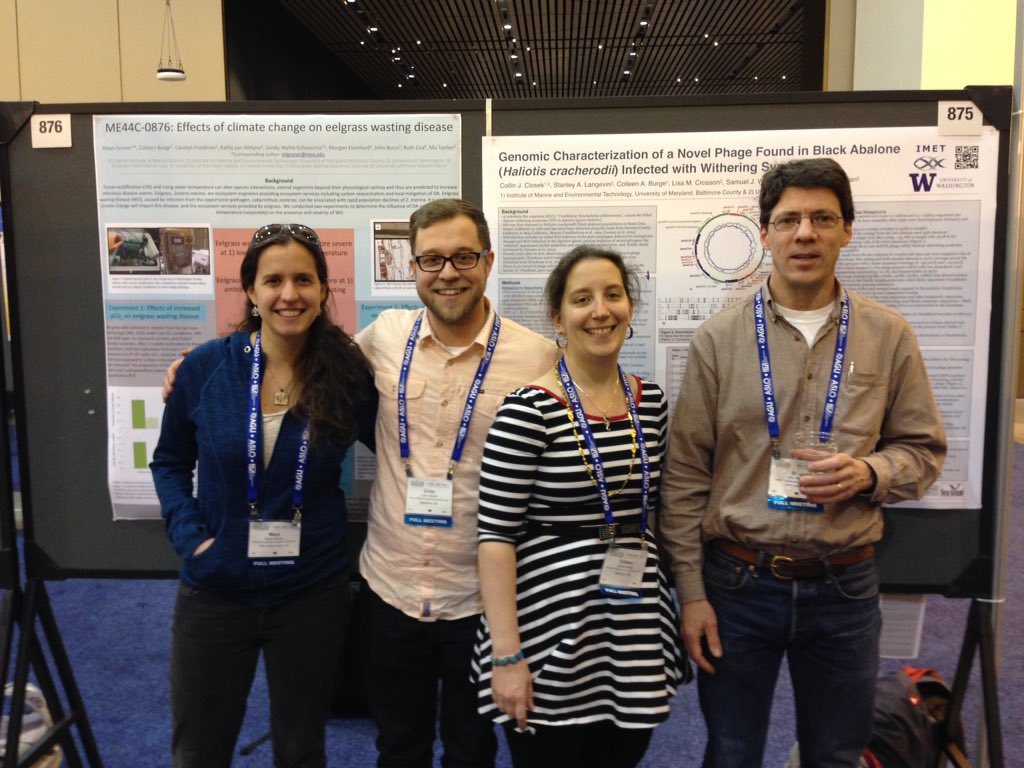 Representing! @IMET_USMD @CClosek @maya_groner #OSM16 #marinedisease