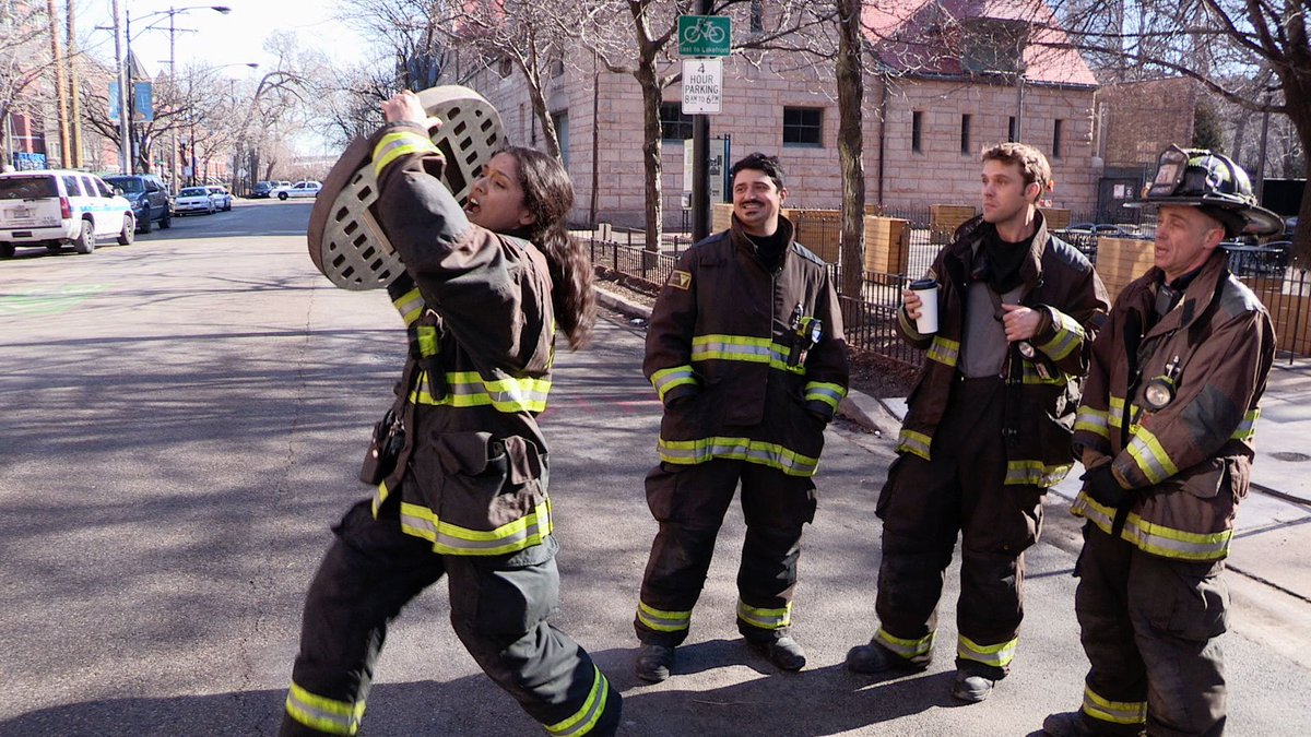 NBCOneChicago's tweet photo. It’s not easy being the new girl. #ChicagoFire https://t.co/uof9347HaP https://t.co/aLHg5pPrHo