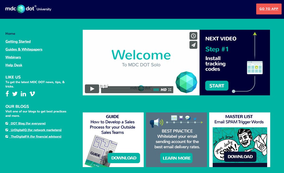 aimiapp's tweet image. Introducing MDC DOT University! One of the many #support features our system has to offer!