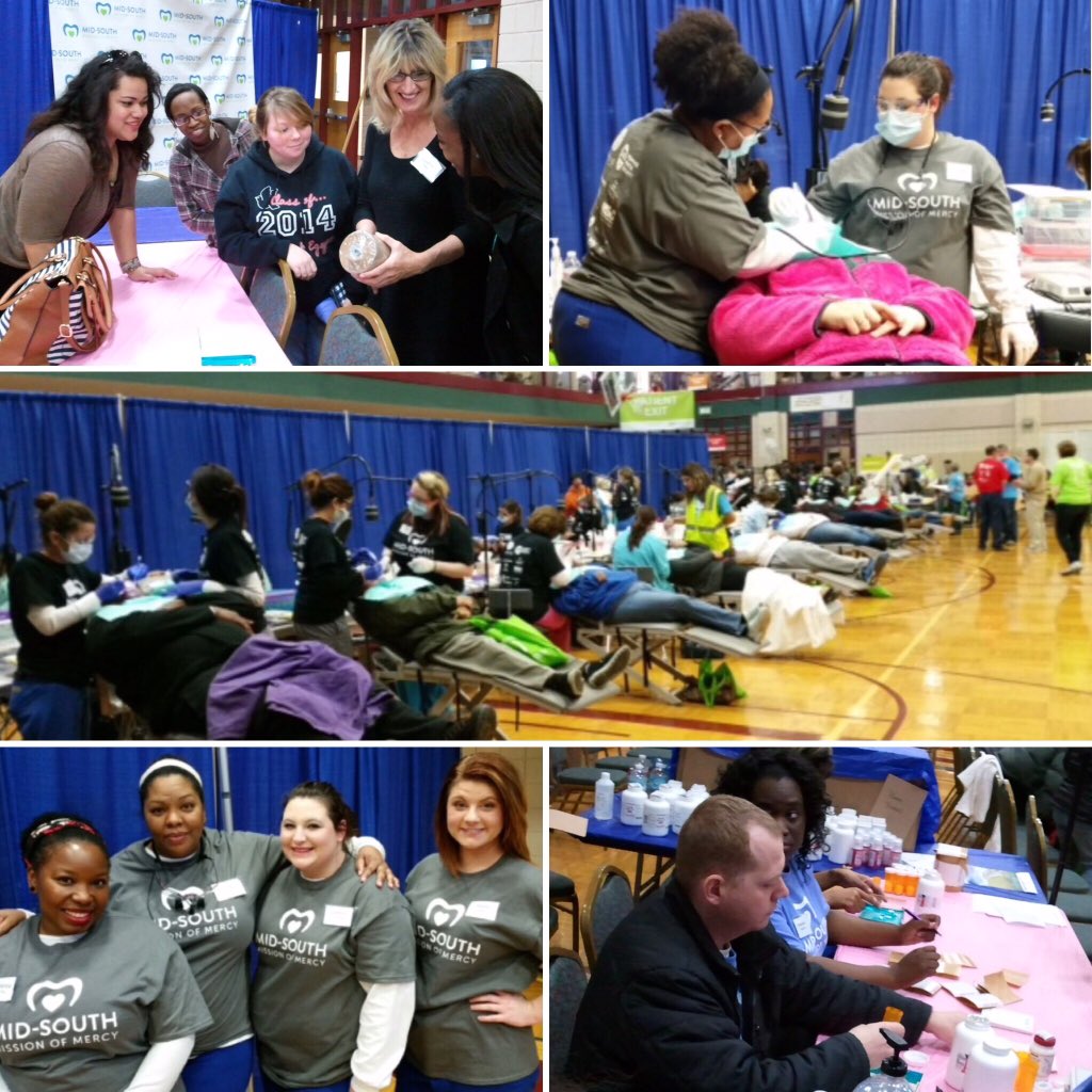 ConcordeCareer's tweet photo. So proud of #ConcordeMemphis students volunteering services for Midsouth Mission of Mercy #midMOM https://t.co/cuA8CvRFzm