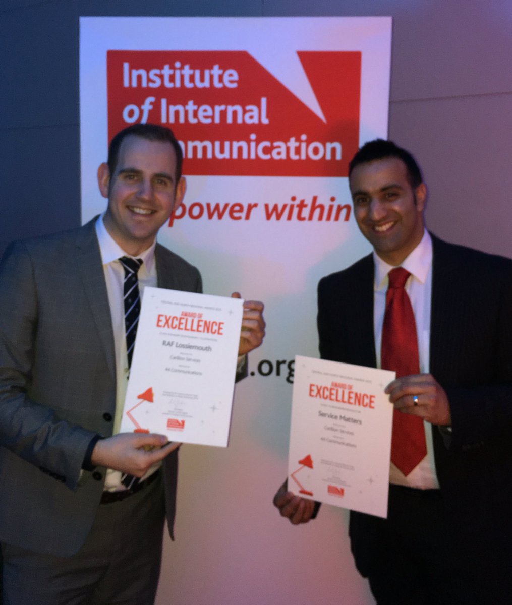 jamie_angus's tweet photo. An award of excellence for @Carillionplc #internalcomms publication. Thanks &amp; well done to @44comms #timetoshine https://t.co/5b4KFkKzTd