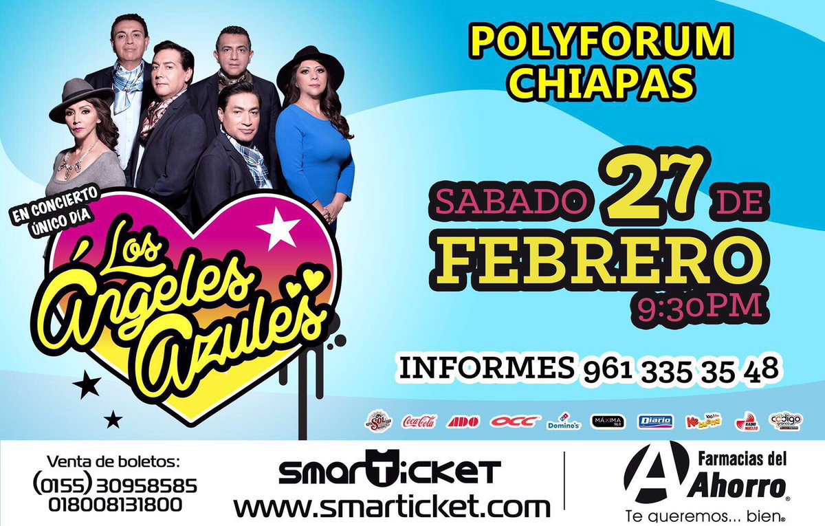 Aquí los pormenores del mejor concierto en #Tuxtla <a href="/angelesazulesmx/">Los Ángeles Azules</a> no te lo pierdas youtu.be/nxXvOEPsE0s