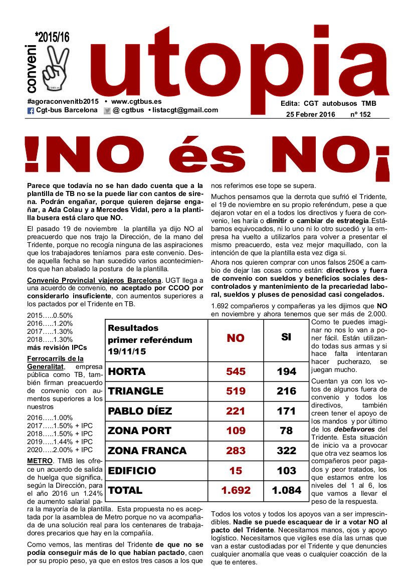 cgtbus's tweet photo. #busbcn Preacuerdo del Tridente y TMB NO contempla lo planteado en asambleas de #busenvaga  https://t.co/uGbmkNNNvD https://t.co/GhId8EAddf