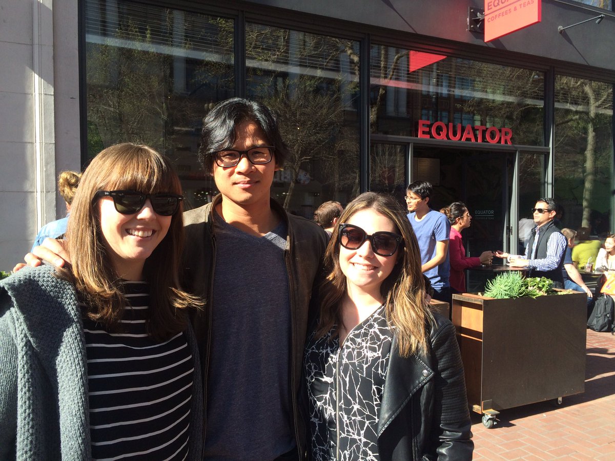 MrsRobinsonSF's tweet photo. Deals going down @equatorcoffees on Market with my crew @HillaryTyree @AlexandraMac30 #svbatwework https://t.co/WHKHyr5qaO