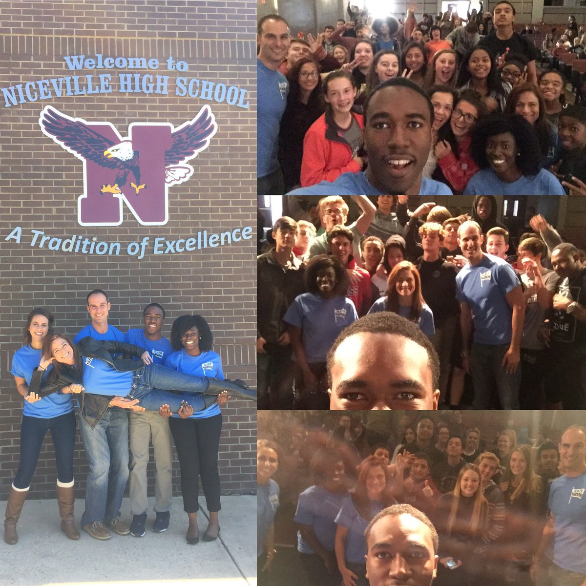 MathNationFL's tweet image. We ended our trip with the most amazing and hyped up group of Eagles at Niceville High! #MathNation #TutorTour2016