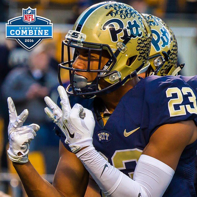 Pitt_FB's tweet photo. Good luck at the Combine @boutdat_23 ... Show them what a #PittPro is all about #H2P https://t.co/yFByRfoMZw