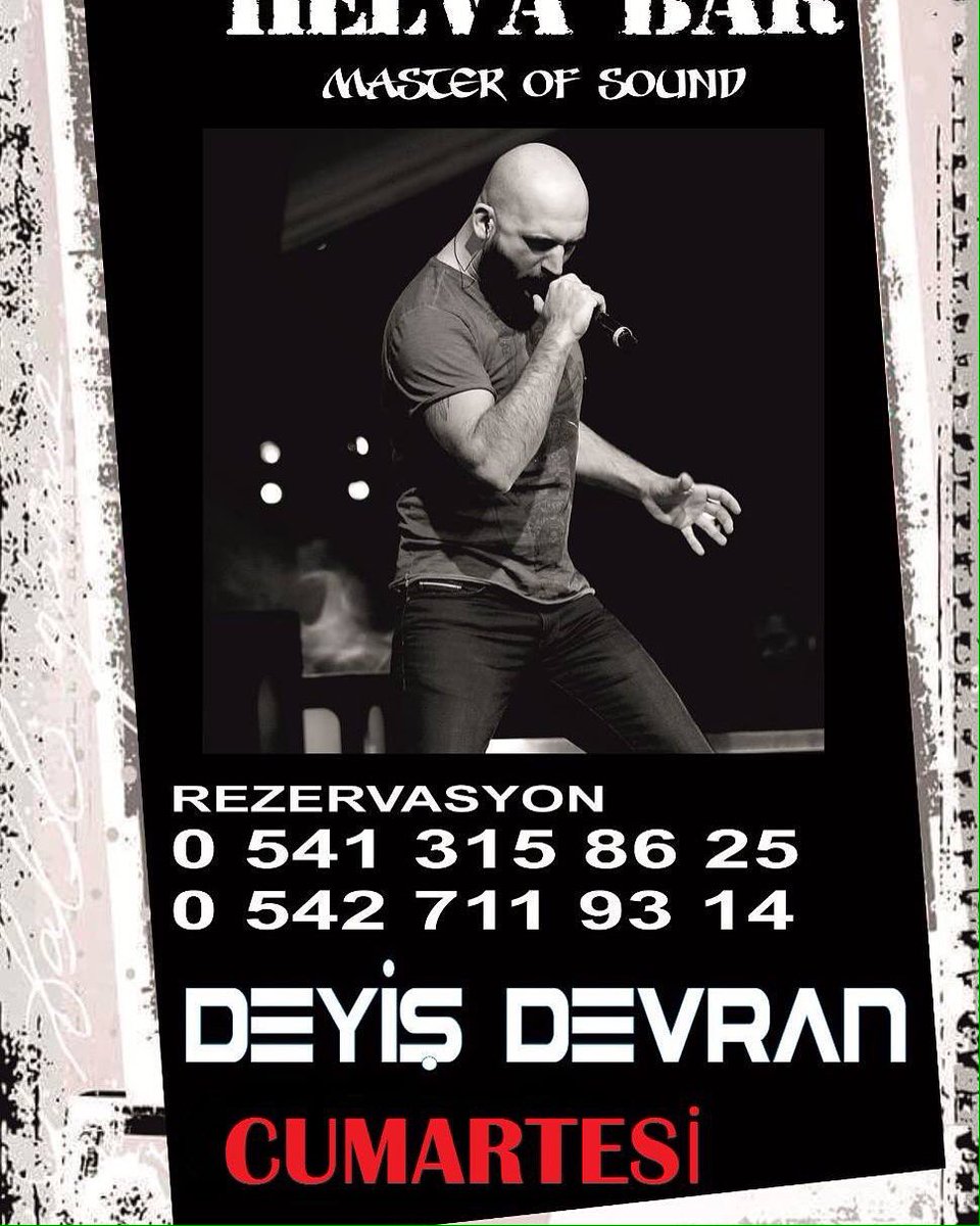 Cumartesi gecesi helvabar sahnesinde deyiş devran sizlerle olacak
