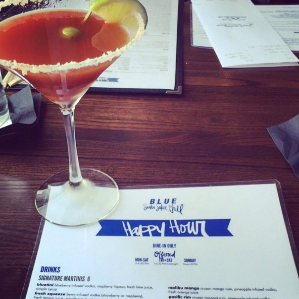 Psst...it's after 5 o'clock. 
Oh, and it's Happy Hour.