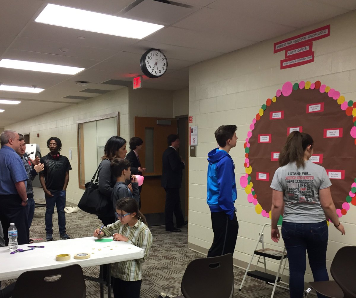 debhejl's tweet photo. #fhsgala ToK students increasing our knowledge of cancer in the FHS community. https://t.co/h6o9naXeji