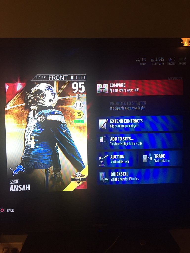 mut_bearsfan's tweet photo. EZEKIEL ANSAH 95 OVERALL GIVEAWAY FOLLOW AND RETWEET TO ENTER...GOODLUCK🏈🏈🏈🏈 https://t.co/qs4pm8fY8M