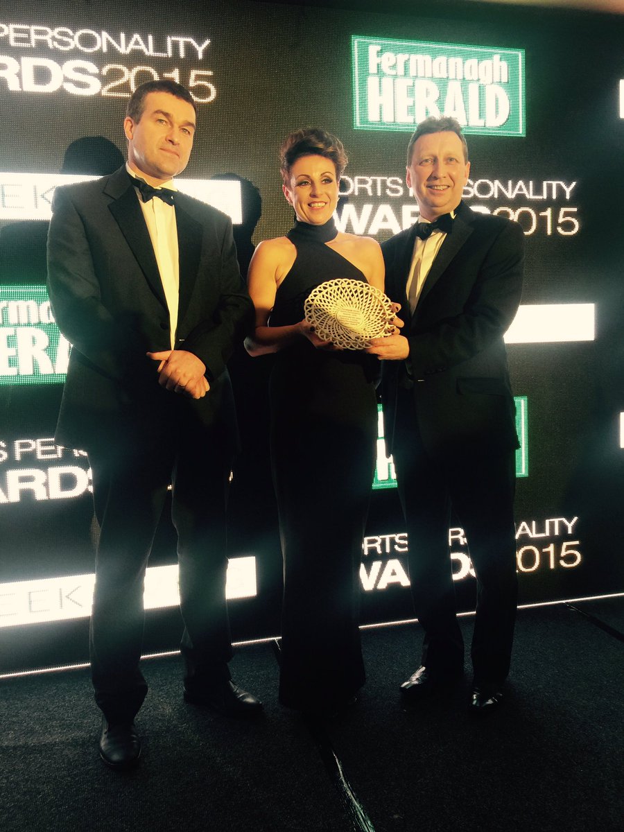 Finally the overall Sports Personality sponsored by <a href="/HomeofBelleek/">Belleek Pottery</a>. The winner <a href="/DeniseToner2/">Denise Toner</a> #FermanaghHeraldAwards