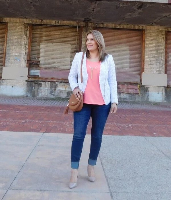 LydiaStyledMom's tweet photo. TGIF #FashionFriday #ootd MNG by Mango tweed blazer fr @jcpenney #JCPStyle #jcplookbook #fashionmom #fashionblogger https://t.co/C8hKzjqJ9G