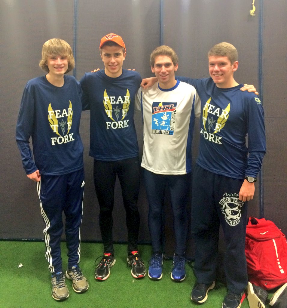 Demon_Athletics's tweet photo. Congratulations to our Men's 4X800 Relay team on finishing 5th in the state!🇧🇧🔥
#Demons https://t.co/SAYrHtRueO