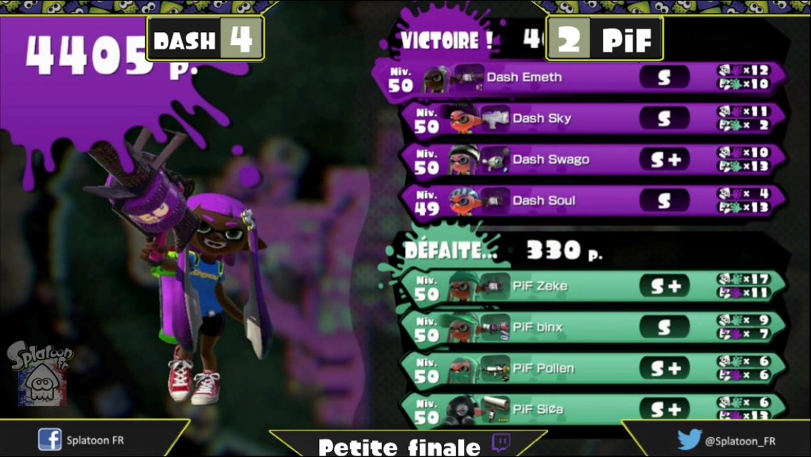 Pink_Flood's tweet photo. Là PiF termine 4ème du #FF4 après une belle petite finale contre la @dashteam_tweet GG ! https://t.co/UlnCTIM7gl