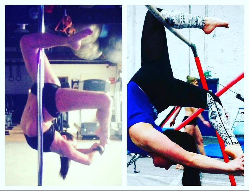 Janine_Howson's tweet photo. A little straighter when you don't need to worry about grip. #pdcocoon #pdtricks #polelife… https://t.co/tg88nhzLov https://t.co/mI7SgZjwcq