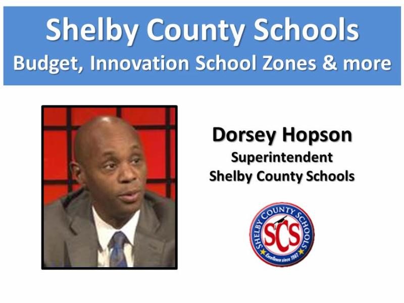 .@SCSK12Unified head Dorsey Hopson talks i-Zone and school closures on Behind the Headlines: tonight at 7 on WKNO.