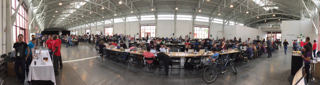 tpryan's tweet image. Forgot just how fun the #launchhackathon is. Thanks for having @googlecloud and @Firebase