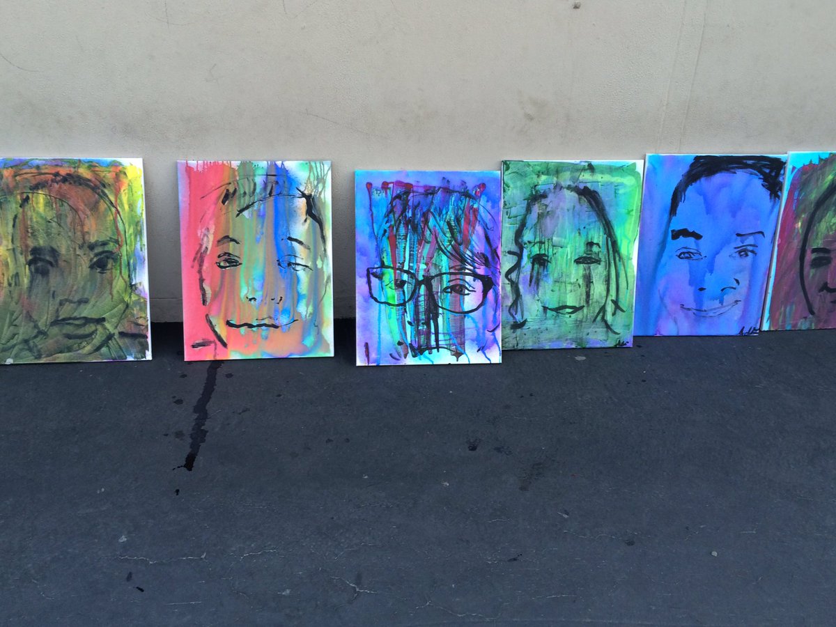 bartonsbcusd's tweet photo. @autumnsart incredible helping Barton students express themselves in painting An unforgettable experience for all https://t.co/a2Z6xppl36