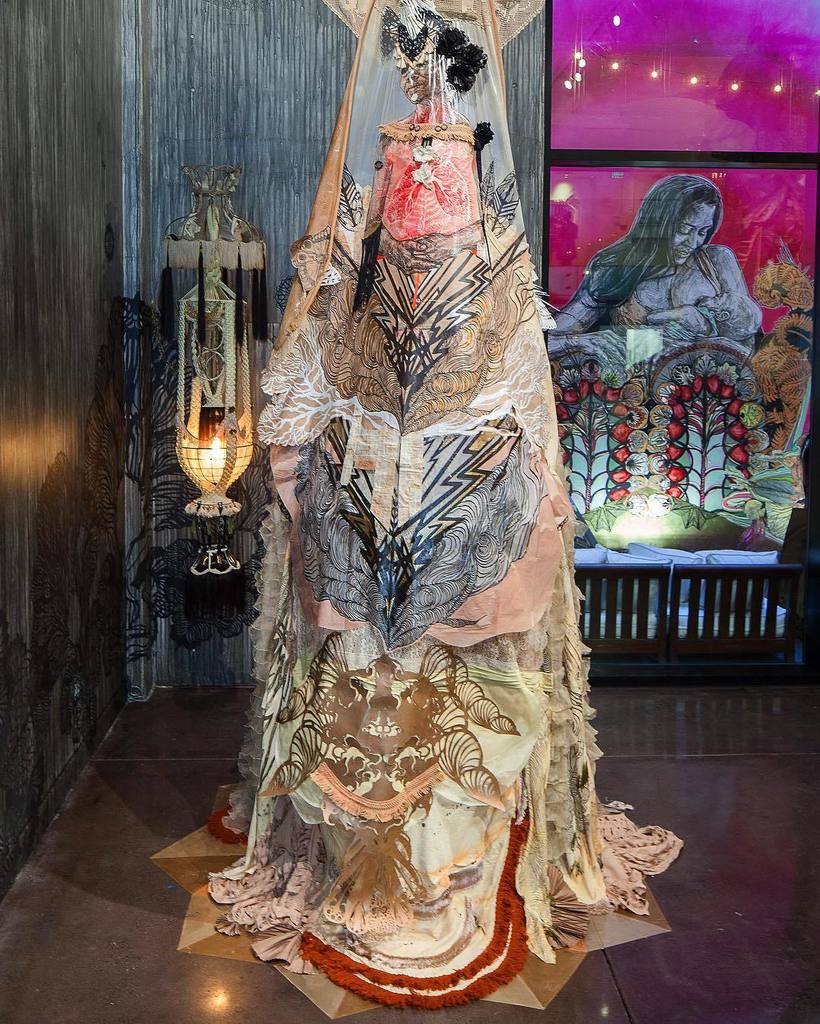 chandrangallery's tweet photo. One of the witches from our current show WITCH-WIFE with @swoonhq and @__moreferalthan__ p… https://t.co/KIpWafemtC https://t.co/hkFEFzuYx2