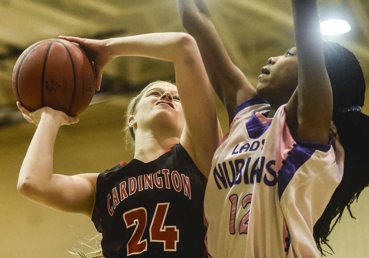#ohsaa D-III girls bball district finals Cardington 30 Africentric 70 marionstar.com for gallery