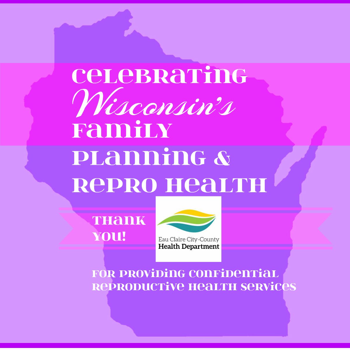 WFPRHA's tweet photo. Big shout out to Eau Claire County's Reproductive Health Clinic. Thank you for your service! #ReproHealth #WFPRHA https://t.co/Tez1W8nbFD