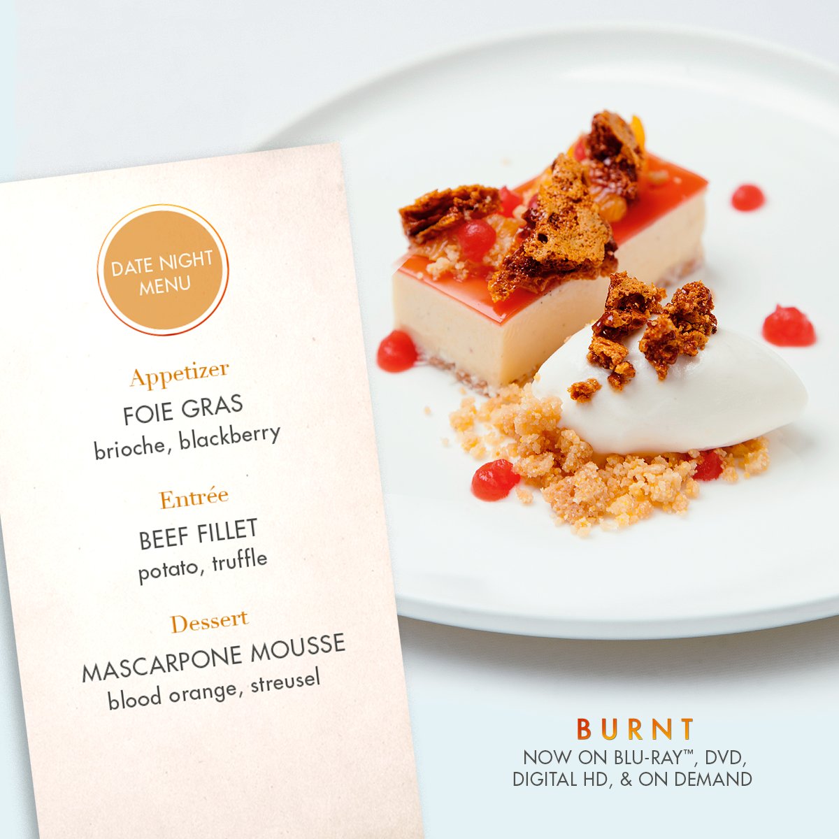 Make this date night something strong, something sweet and something shared. #BurntMovie