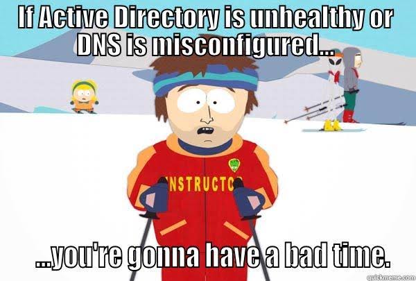 vincitechnology's tweet photo. #activedirectory #dns #windowsdomain that about sums it up @Microsoft @windowsserver https://t.co/m1cNzPUH53