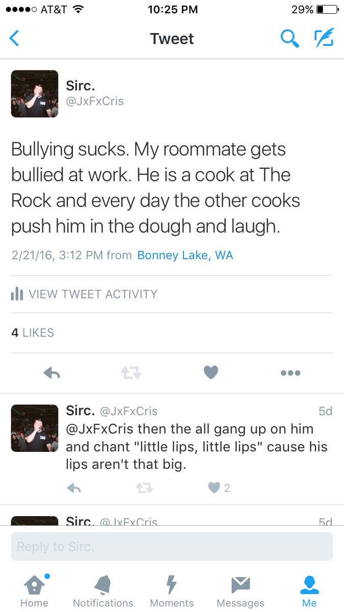I hate seeing him come home like this. Bullying is terrible and if you bully people, you are trash. 1RT = 1 care.