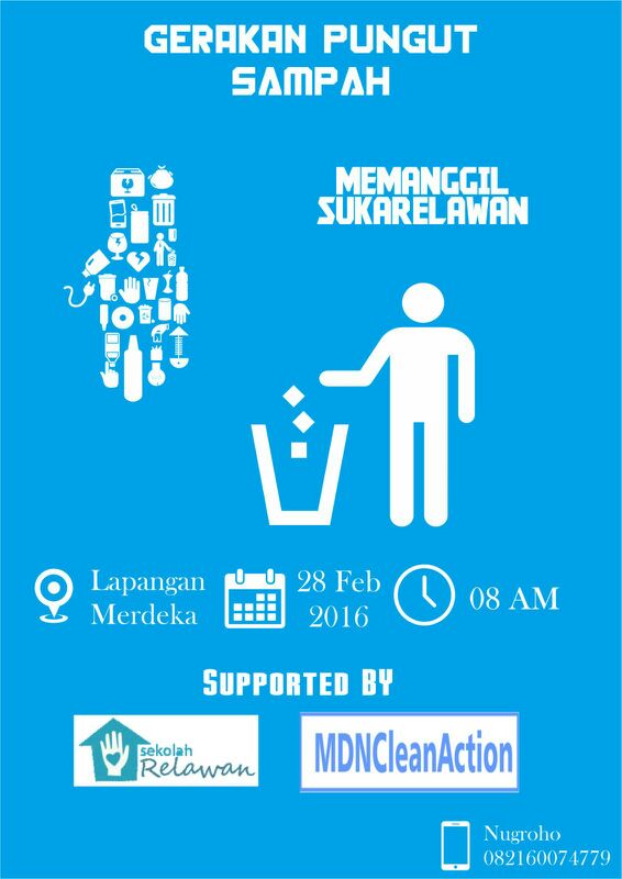 Yoklah sama-sama kita bersihkan Kota Medan dengan tindakan nyata. #MDNCleanAction