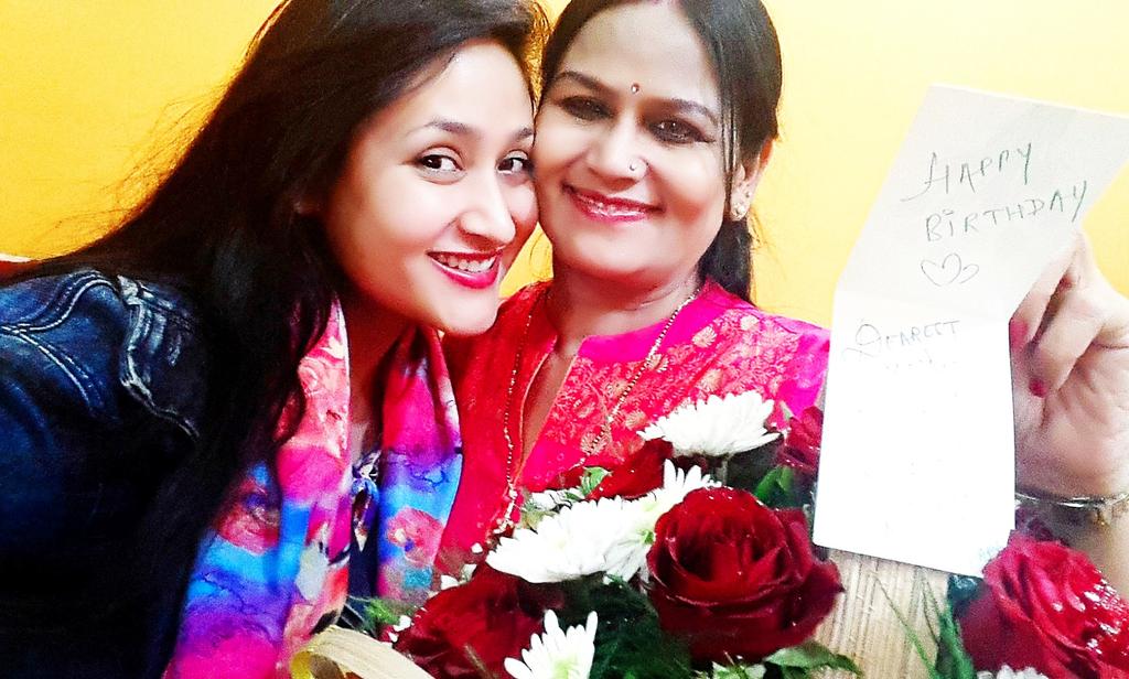 The most precious, the most special person in my life is you.Happy Birthday Maa!!Hve a beautiful life 😙💖