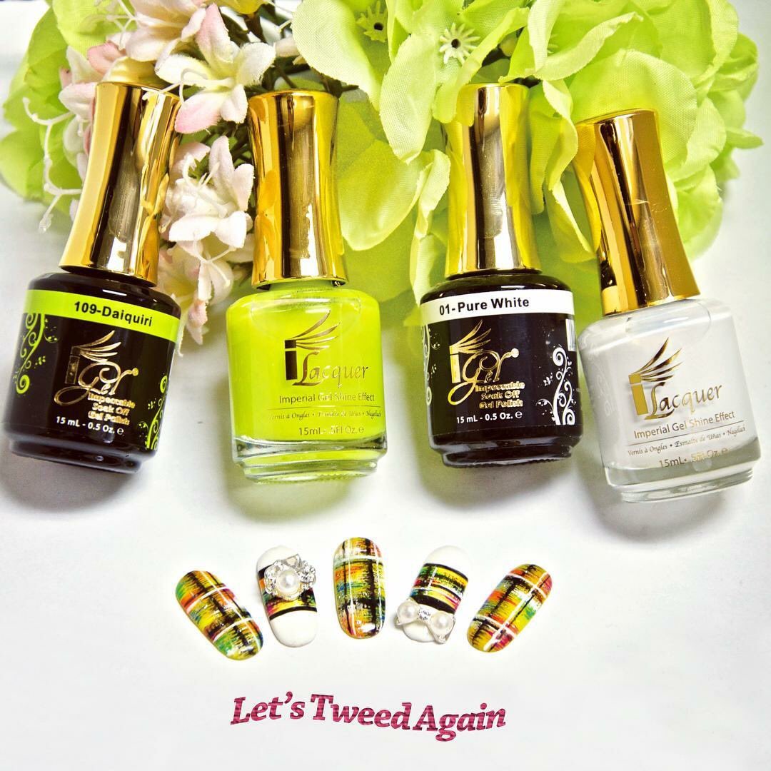 iGelBeauty's tweet photo. "Let's Tweed Again" hand painted nail art by #igelbeauty @igelbeauty using #igelpolish #igel_no1 #igel_no109 https://t.co/GLPNYqoaBE