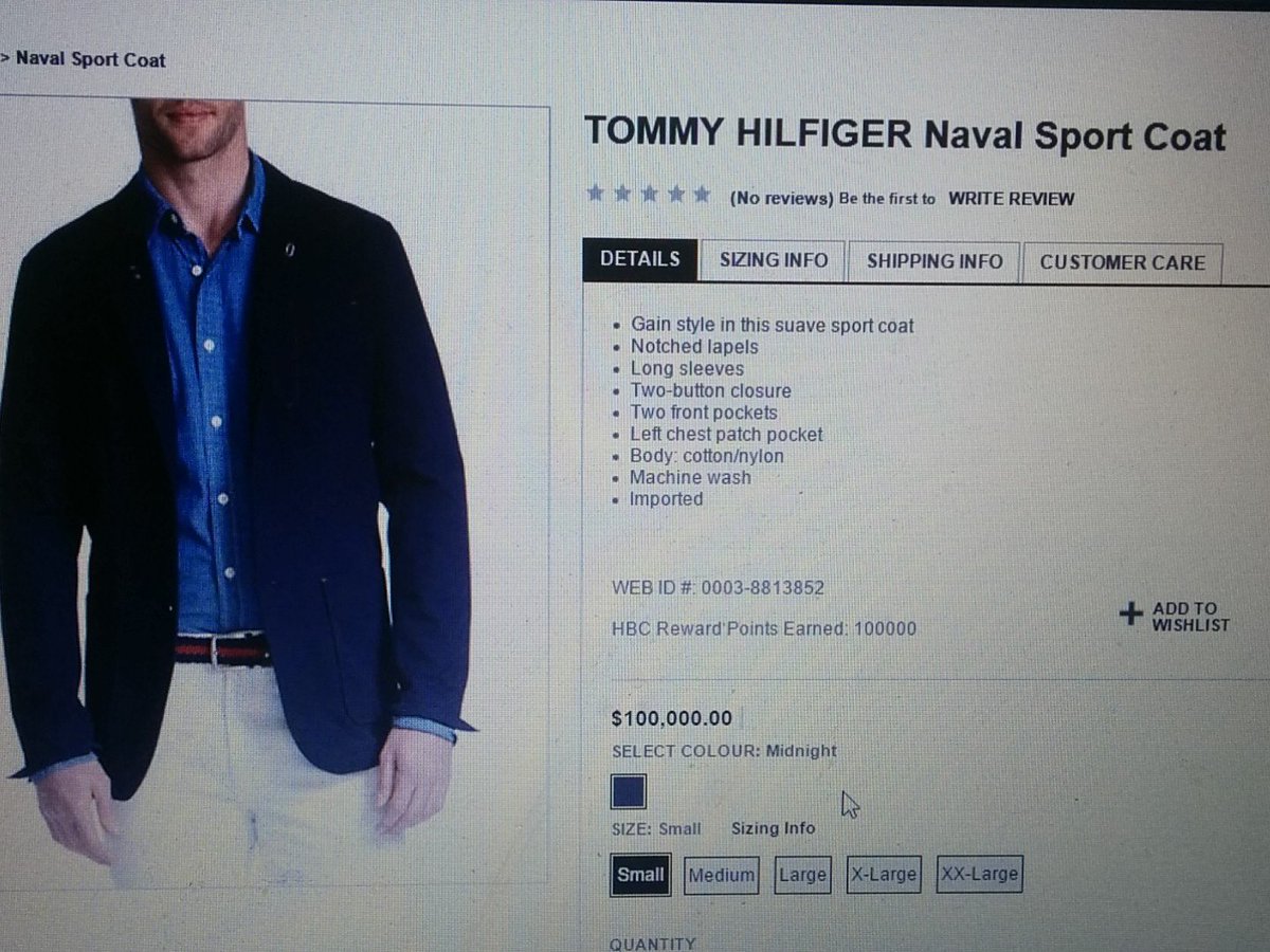 starkwahlberg's tweet photo. @TommyHilfiger  I used to be a loyal customer, to your value  for money model but this is to rich for my blood https://t.co/jFcZV9eC5r