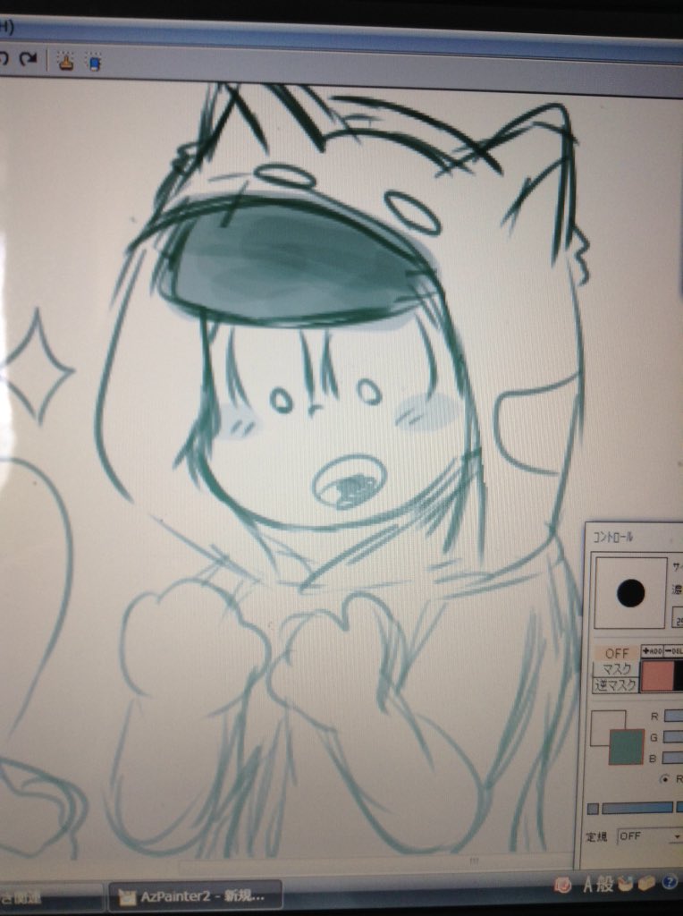 moratorimatsu's tweet photo. 久々にお絵描きできてもうそれそれは楽しい https://t.co/owxAWcYQ5J