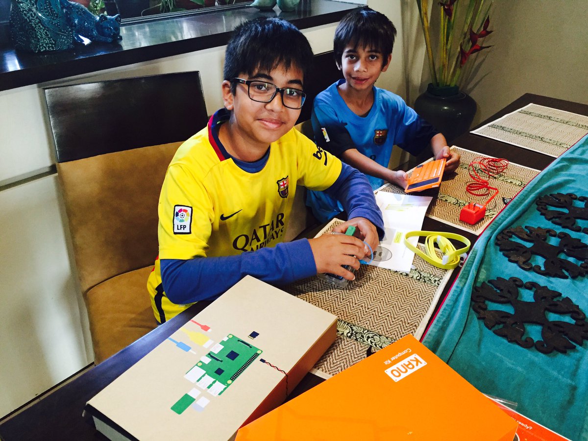vishalgondal's tweet image. The kids assembled their first Raspberry PI powered computer @TeamKano exciting weekend #ted2016
