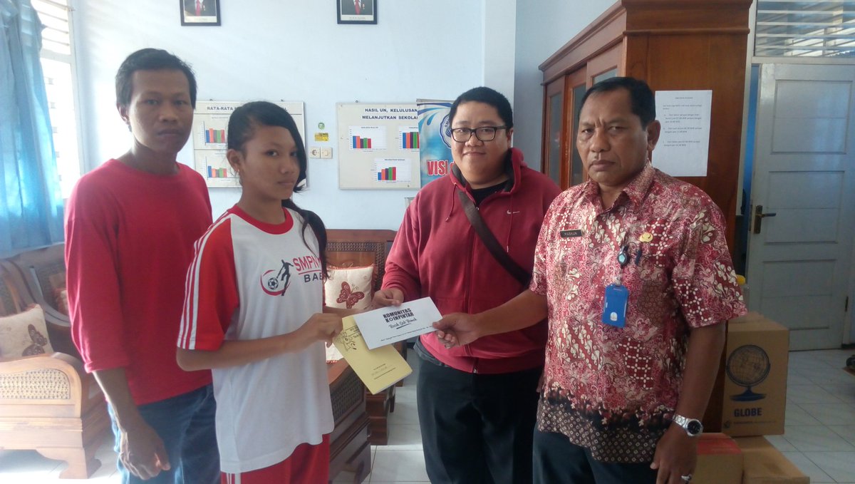 Done! Beasiswa #koinpintar sudah tersalurkan di sd&amp;smp karang bener Terima kasih donatur <a href="/SekitarKudus/">Kudus</a>