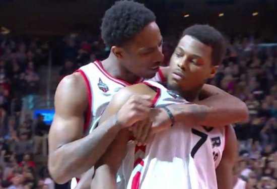 Great shot from Raptors broadcast...