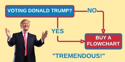 NeedFlowchart's tweet image. Order: goo.gl/Zv6PwR #Trump #Trump2016 #THEDONALD #2016election #GOPDebate #DemDebate #Flowcharts #why
