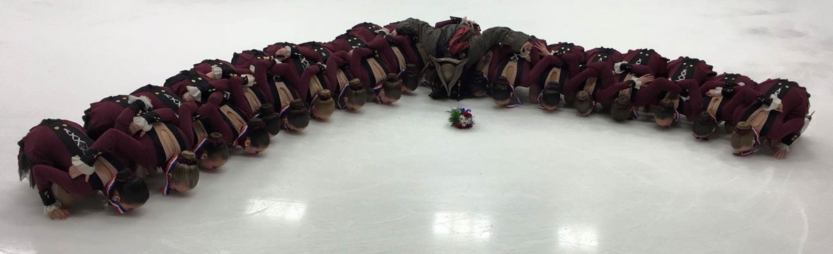 We end our amazing season with a 3rd place finish at #SynchroChamps16. Very proud 💙💛💙