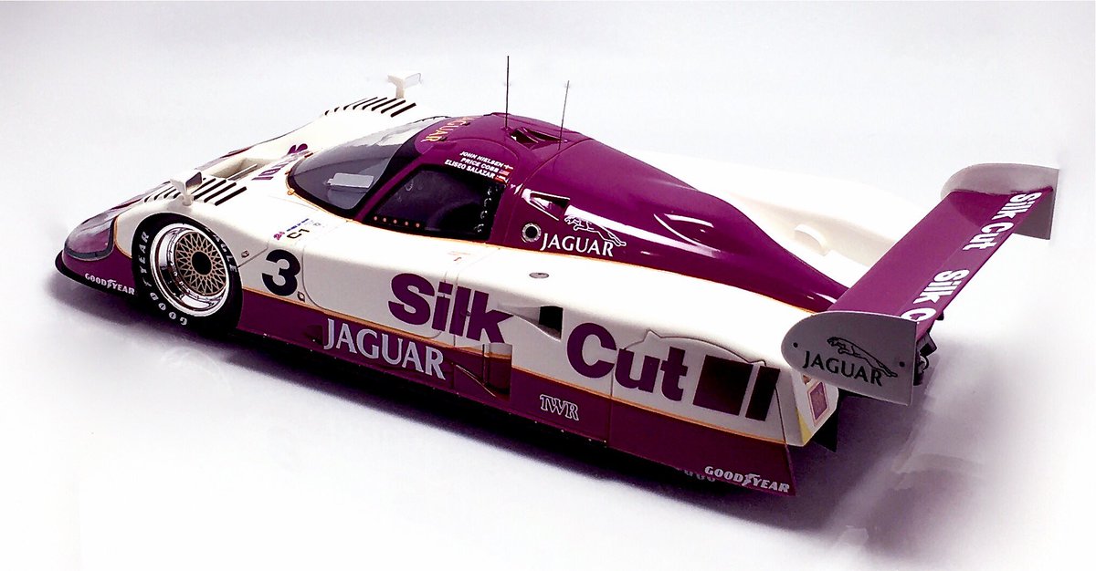 boer_will's tweet photo. Pic flood of AB models 1990 Jaguar XJR12 Le Mans winner 1:18.  021/125. Resin. My images. #carguy #abmodels #lemans https://t.co/ewSovmxIad